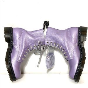 dr martens purple metallic